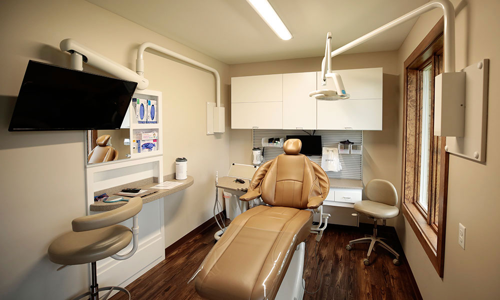 The Knutson Family Dentistry office interior in Vermillion, SD